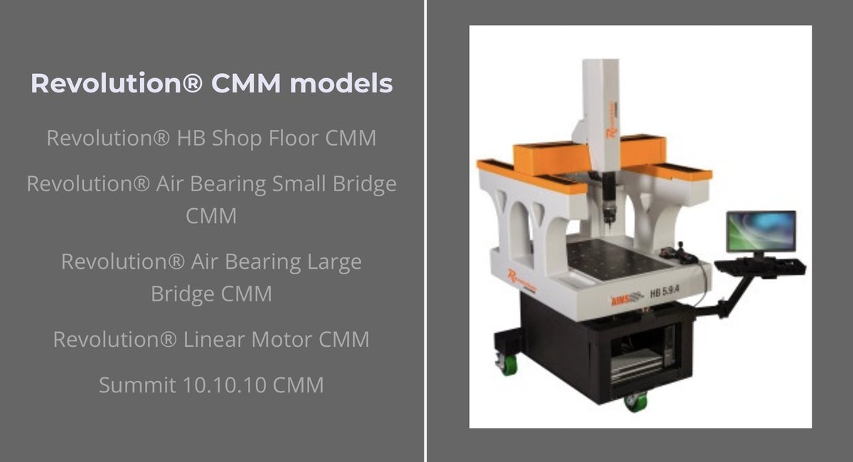 AIMSmetrology's tweet image. (3/3) Learn more about each of our CMMs on our website: hubs.ly/Q01hx8Fd0 #manufacturing #metrology #metrologytech #metrologytechnology #qualityassurance