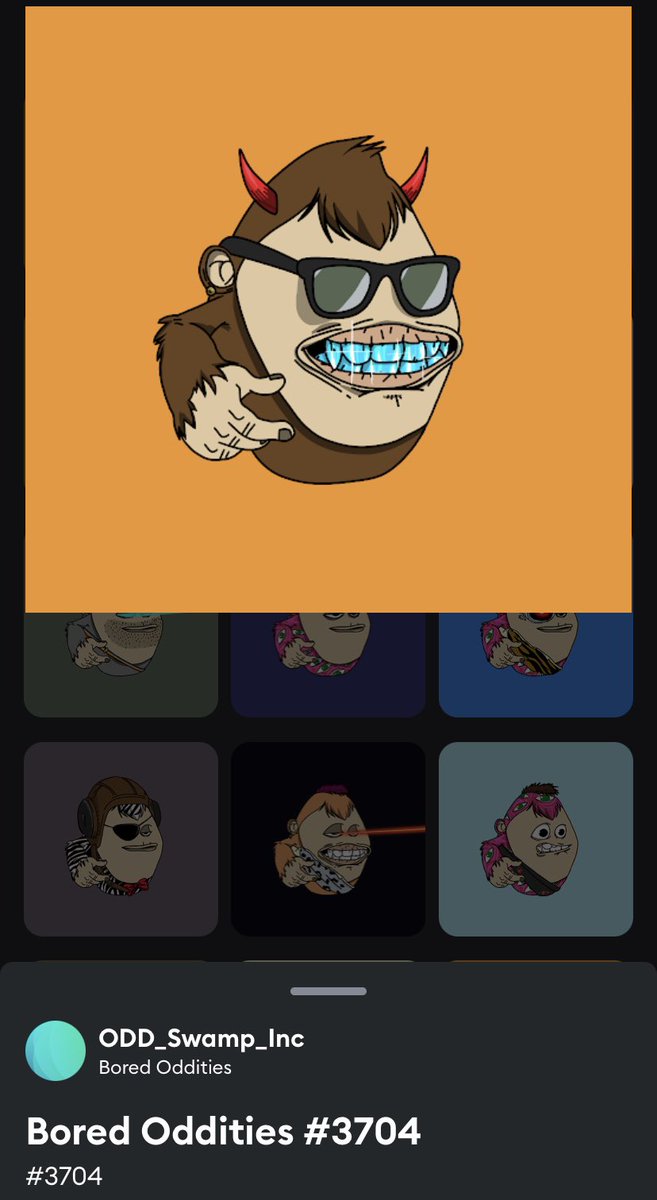 zug_marco's tweet photo. Thank you @boredoddities for the giveaway win - 0.02 ETH and this lil dude 🔥🥰 Ice Ice Baby https://t.co/T2mp13T0rw