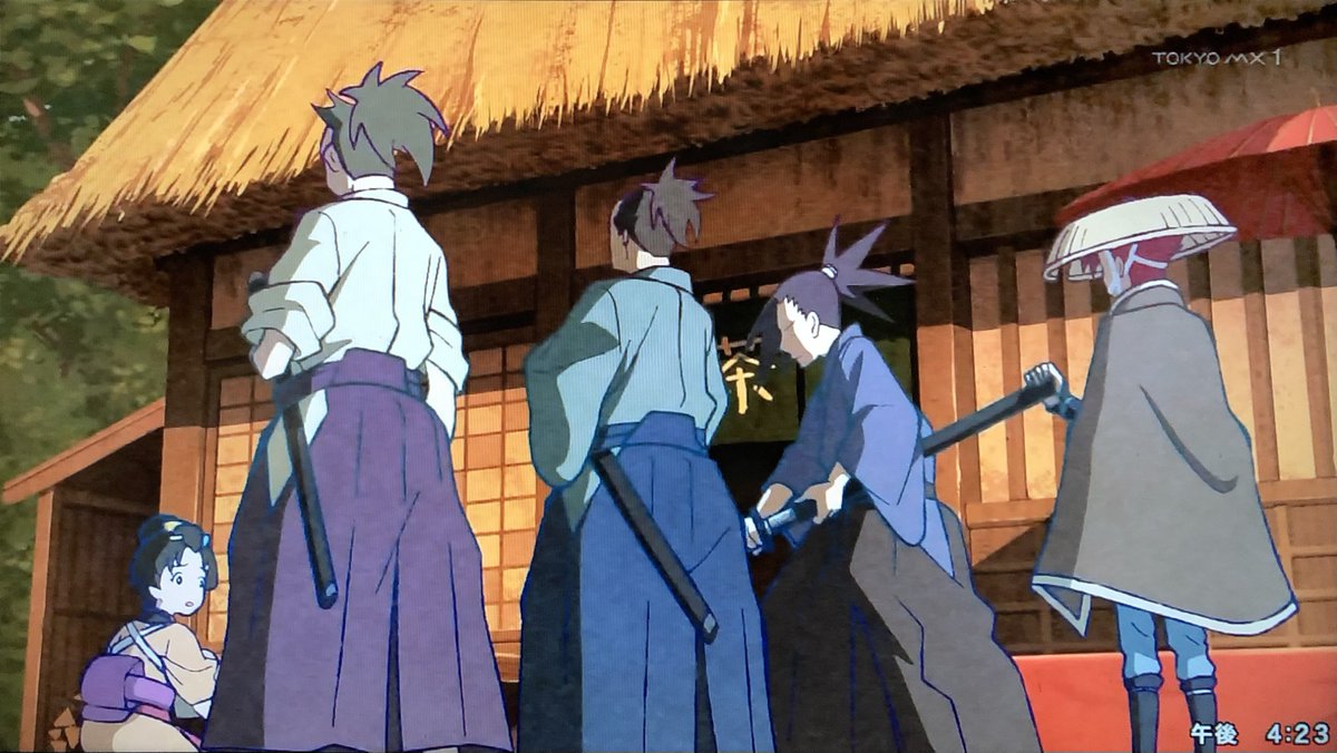 アニメ ブッチギレ の 抜刀しようとしている時に鐺 こじり 鞘の末端 を上げると刀が抜けなくなる という時代劇ではなかなか見ない珍しい描写が話題に Togetter