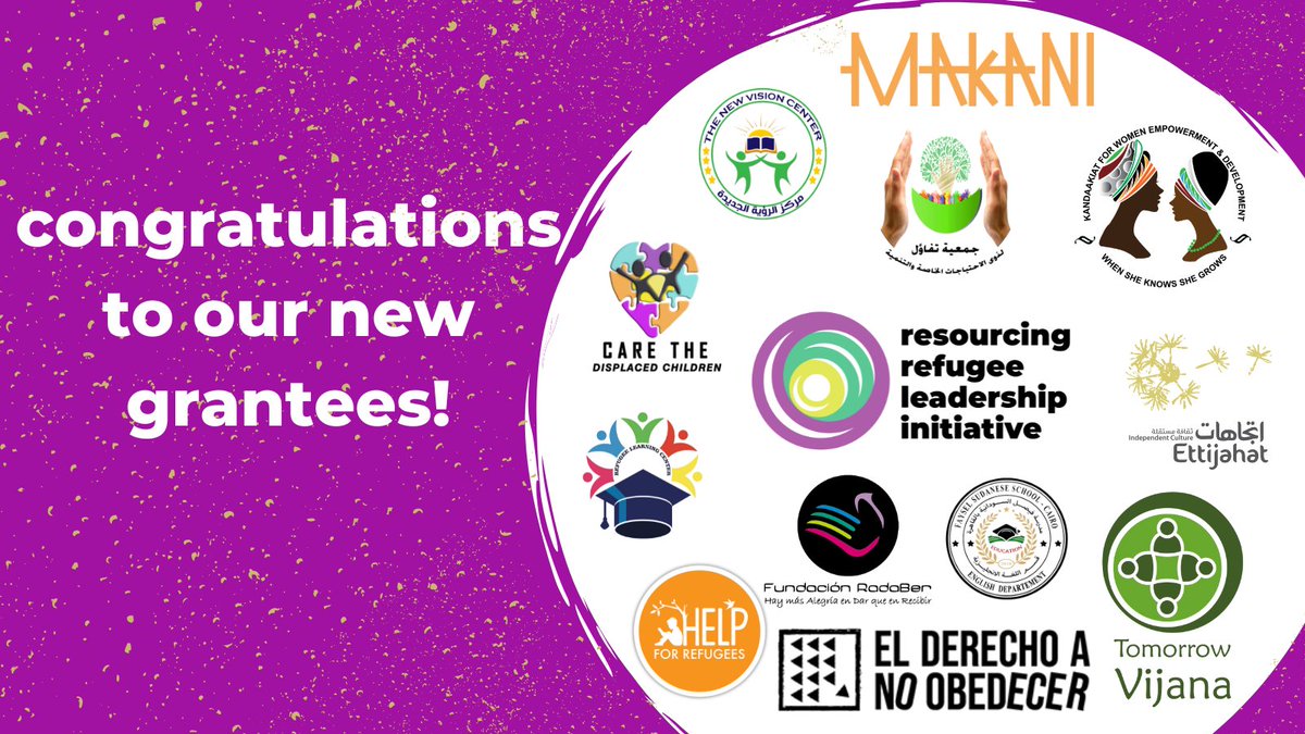 With this latest round of grants -US$1.18million in direct funding- RRLI has now funded over US$3.6 million directly to refugee-led partner organizations. #RefugeesLead #RRLI
🔗⬇️
refugeeslead.org/partners