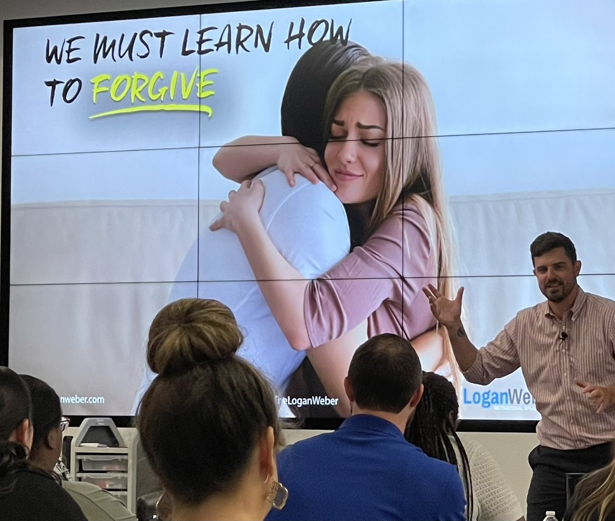 Listening to keynote speaker @TheLoganWeber … WOW!!!!Power of words! <a href="/Region10ESC/">Region 10 ESC</a> <a href="/HeadStartgov/">Office of Head Start</a>