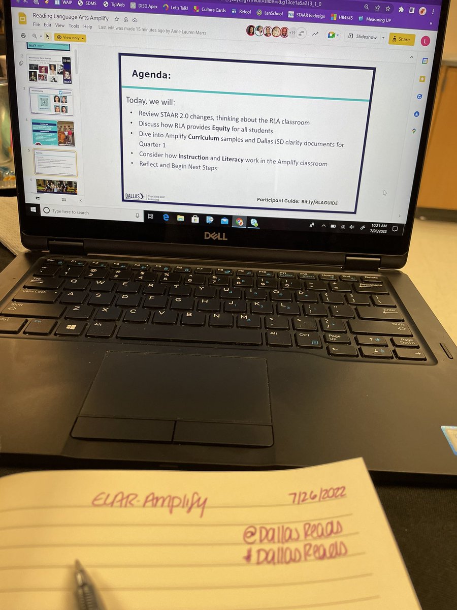 LTamayoDISD's tweet photo. Great day of PD with @DallasReads! Excited for the Amplify rollout! #dallasreads https://t.co/OdO8MdUJ2x