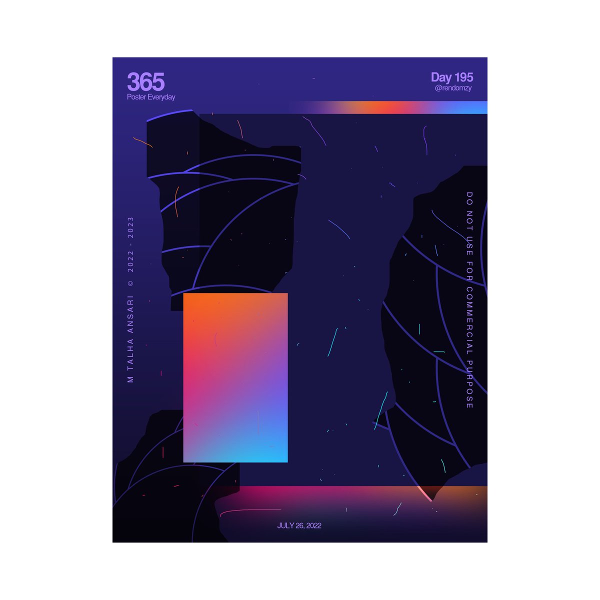 rendomzy's tweet photo. Day 195 of EveryDay Poster Challenge. I really like these dark blue or violet shaded ones. These type of poster really mesmerises me alot.
#rendomzy #poster #posterdesign #violet #everyday #regularart #regular #day195of365 #adobe #photoshop #nft #mesmerized #mesmerizing #baugasm https://t.co/LqXkzIThj0