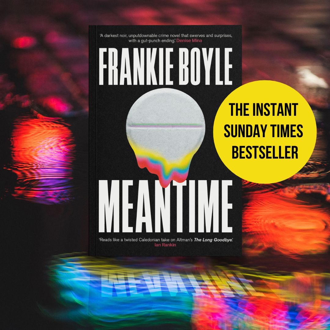 Buzzing that <a href="/frankieboyle/">Frankie Boyle Updates</a>'s phenomenal debut novel will be an instant Sunday Times bestseller this week rocketing into the charts at #3! Thanks to all the booksellers, reviewers, and events folk who've helped launched this fantastic book!
