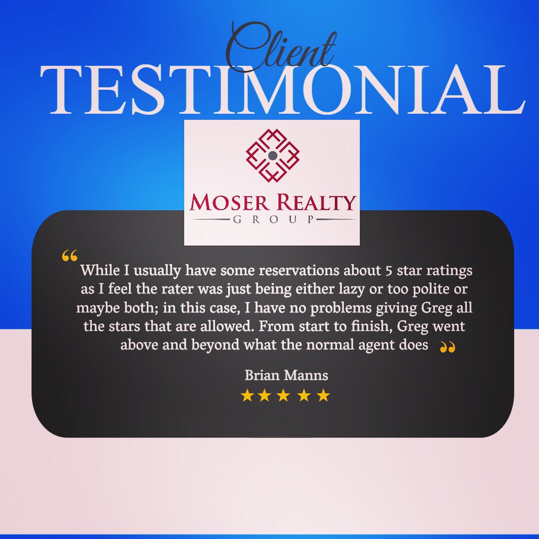Moser Realty Group (GregoryMoser12) / Twitter