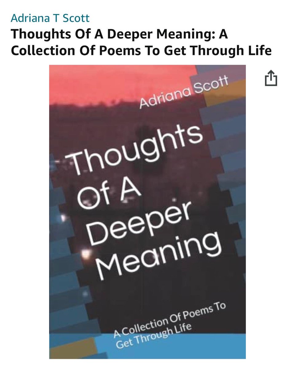 ImjustAdri's tweet photo. My first poetry book is FINALLY here! It’s available on Amazon! Get y’all copy today !!!! https://t.co/dbeSxjPpcM