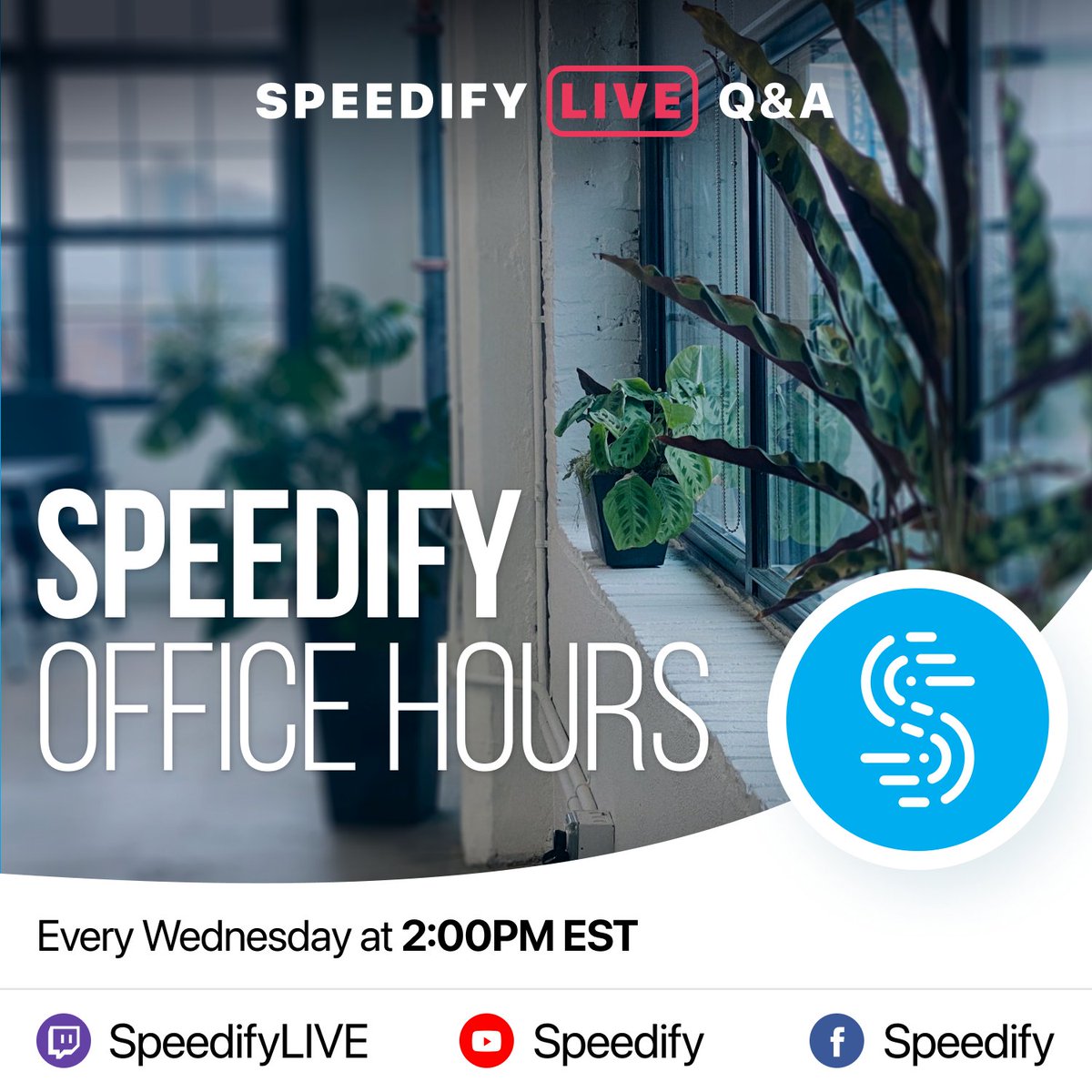speedify's tweet image. Humpday reminder, every Wednesday🕑 2 PM EDT, YOU get to ask the questions.  This week you can inspire our CTO Brian &amp;amp; our Engineer Mike with questions, requests, comments, et al.
 
Twitch: twitch.tv/speedifylive
YouTube: youtube.com/watch?v=CTD796…
#QandA #Internet #remotework