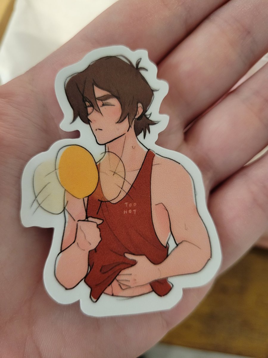 Some absolutely beautiful Keiths from <a href="/xmochichu/">mochi ☽</a> 🤩🤩🤩🤩🤩 I'm in love with the sticker of him fanning himself ahhhh