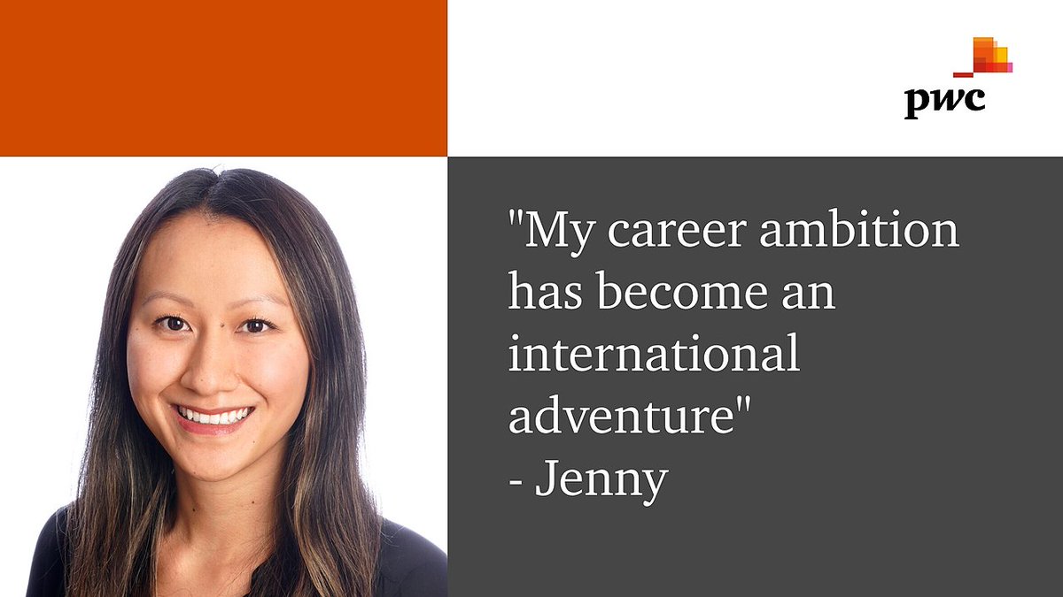 Meet Jenny, who’s career ambition has become an international adventure. Jenny started her PwC career in Vancouver in 2013, then she took the opportunity to transfer to the Sydney office before relocating to PwC London. Here is her story: https://t.co/aGMbL0e1p8 
#pwc #pwcdeals https://t.co/Wfp1eOYGUu