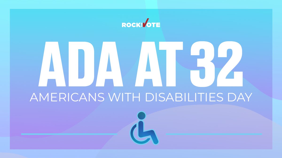 Today is Americans with Disabilities Day!

32 years ago today, the ADA was signed into law. This landmark piece of legislation prohibited discrimination against individuals with disabilities in all areas of public life.