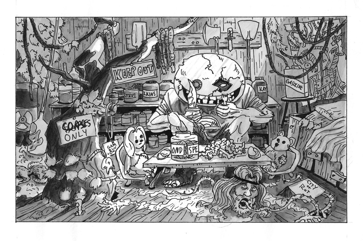 Here’s the high res of that Buddy #CAMPRAINBOW commission! If you want an original ink wash commission of your own, hit the link below &amp; select our featured perk! We’re offering black &amp; white or ink wash for the commissions! Limited quantity! Please share! indiegogo.com/projects/vigil…
