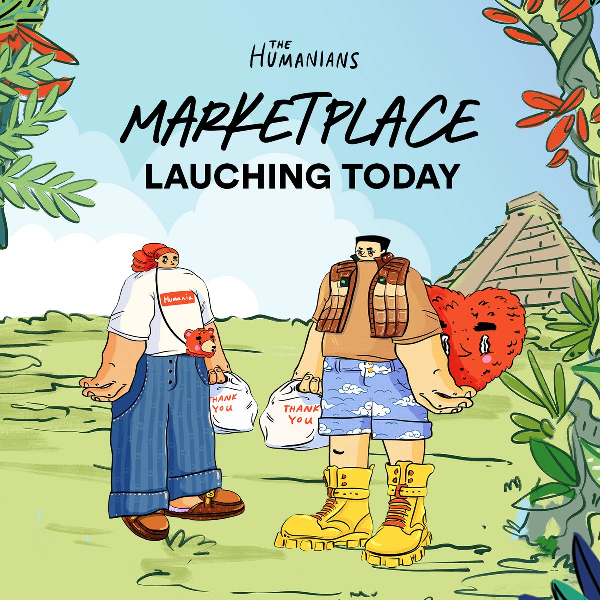TheHumanians's tweet photo. To celebrate our Marketplace launch today, we are giving away 1 x The Humanians NFT to one of our Twitter followers! 🎉

1️⃣ Retweet this post
2️⃣ Tag 3 friends
3️⃣ Join our Discord for marketplace details

Best of luck, everyone!

You have 24 hours! 💕 https://t.co/tumgp6ophO