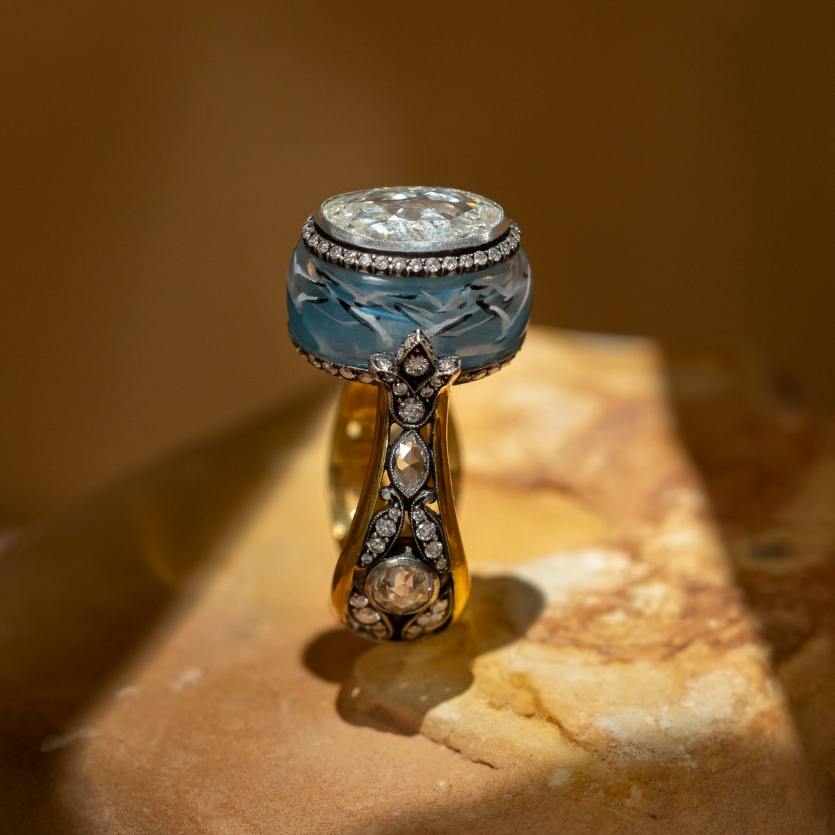 sevanbicakci1's tweet image. “I would like all of the natural beauty of Istanbul to be placed within my pieces.” 

A Sevan Bıçakçı ring inspired by the magical skyline of his hometown.
#SevanBıçakçı