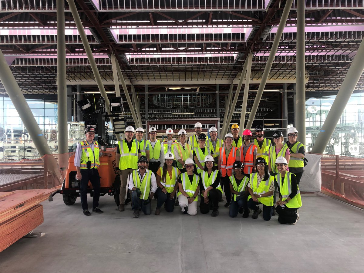 Another successful AIA Middle Tennessee EP project tour completed! Spotlight: Nashville’s BNA Terminal Renovation. The tour was led by Sonja at TMP Architecure and David at Fentress Architects. Special thanks to BNA and Hensel Phelps Construction for hosting.