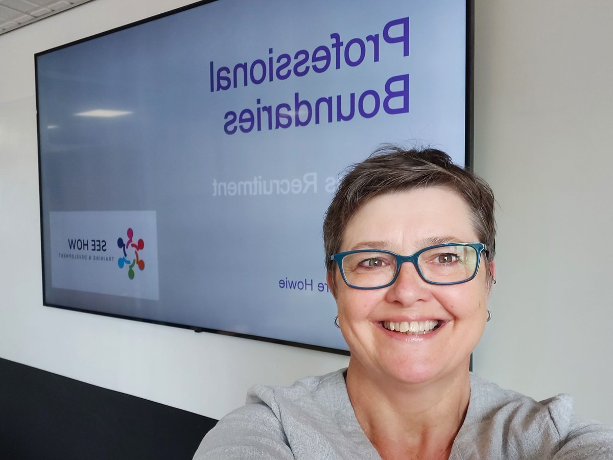 Fab afternoon delivering the 2nd round of highly participative #professionalboundaries training with a recruitment company in Leeds.