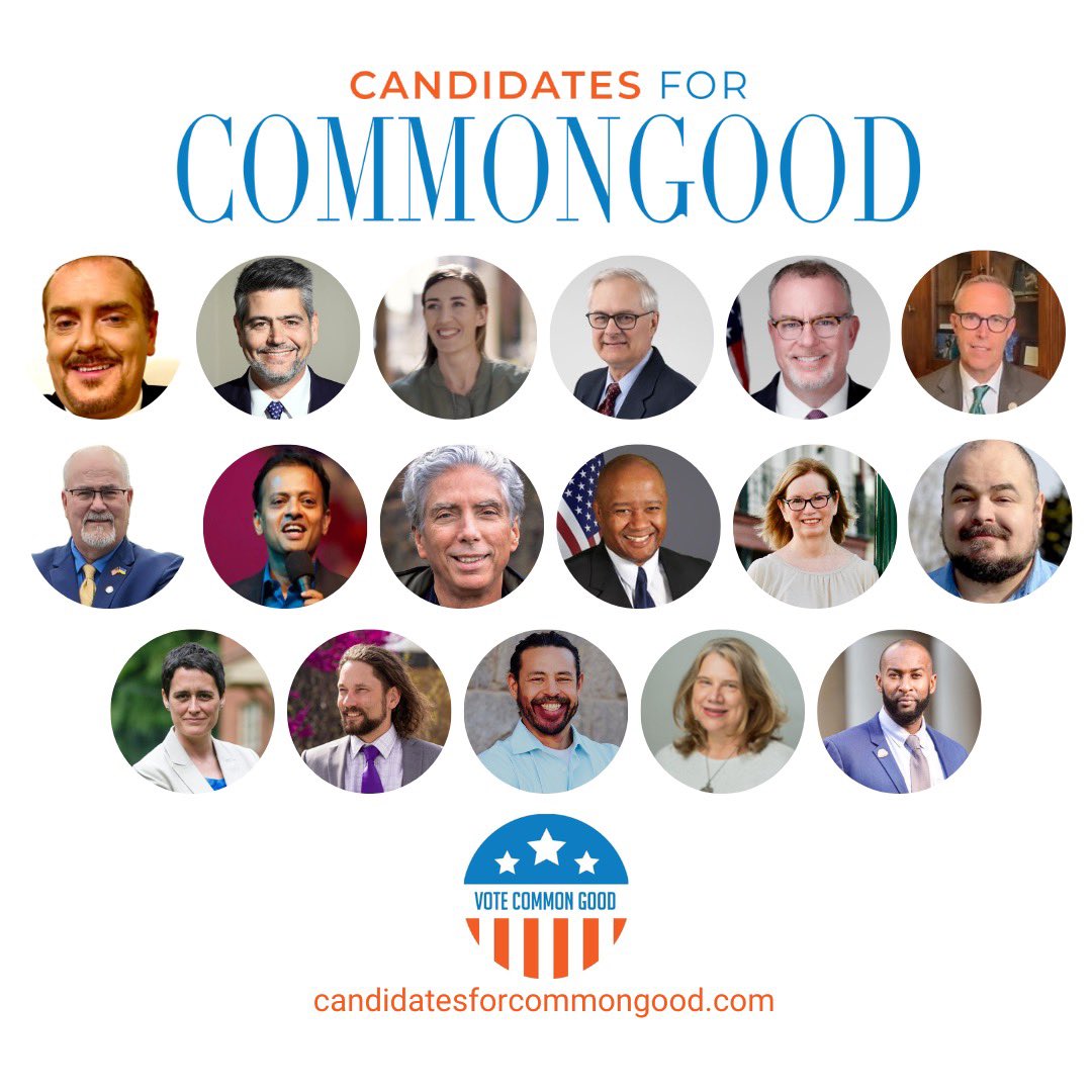 VoteCommon's tweet photo. We are SO proud to announce our next group of Common Good Candidates - candidates across America who have dedicated themselves to govenoring in the interest of everyone and loving their neighbors well. https://t.co/Y1J7TGjyds