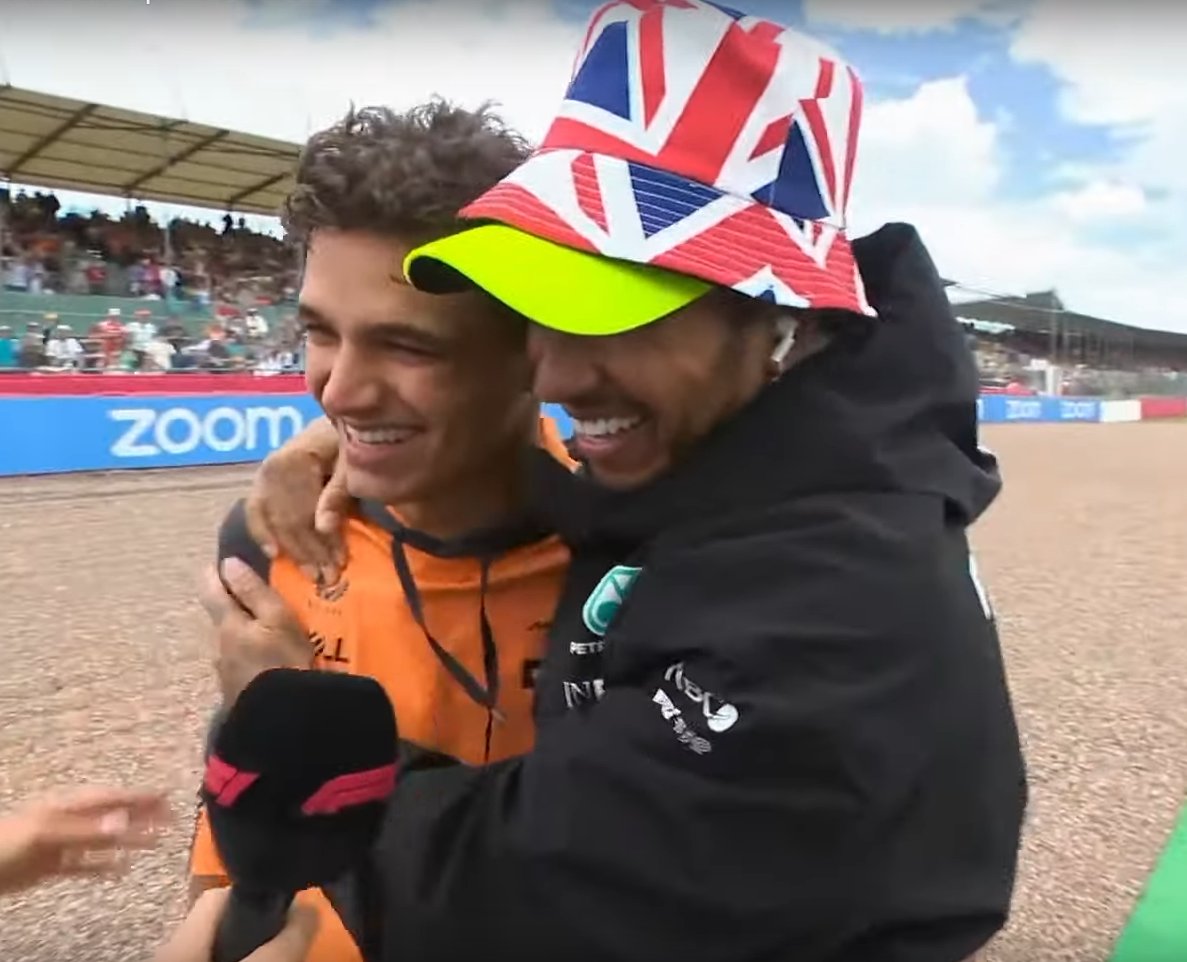 Lando Norris &amp; Lewis Hamilton