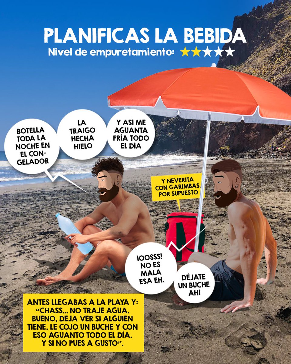 eltipiquisimo's tweet photo. Señales de que te estás empuretando, cuando vas a la playa (1/2) https://t.co/7oQO79cJmk
