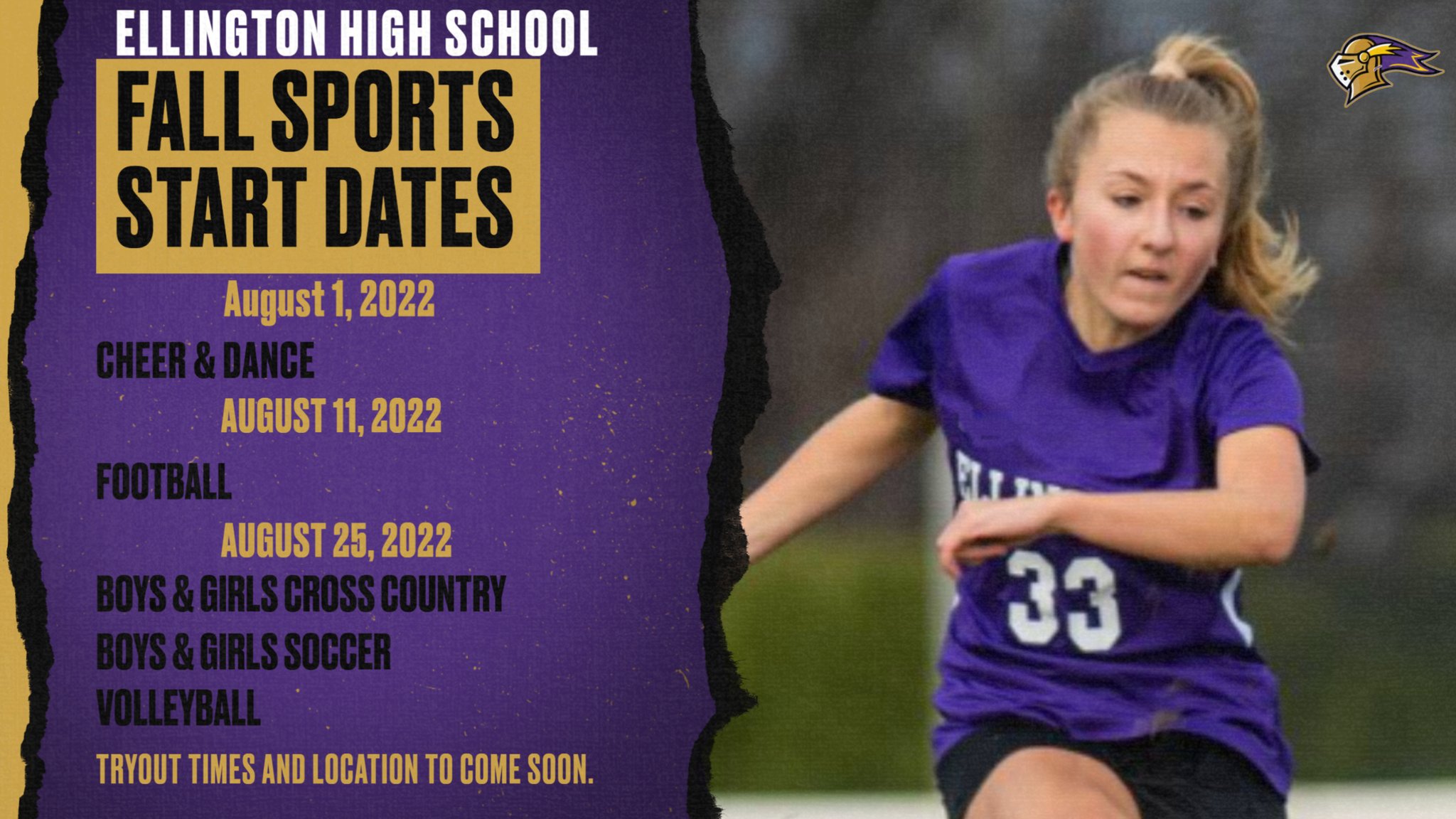 Ellington Public Schools Athletics on Twitter "Fall sports are right