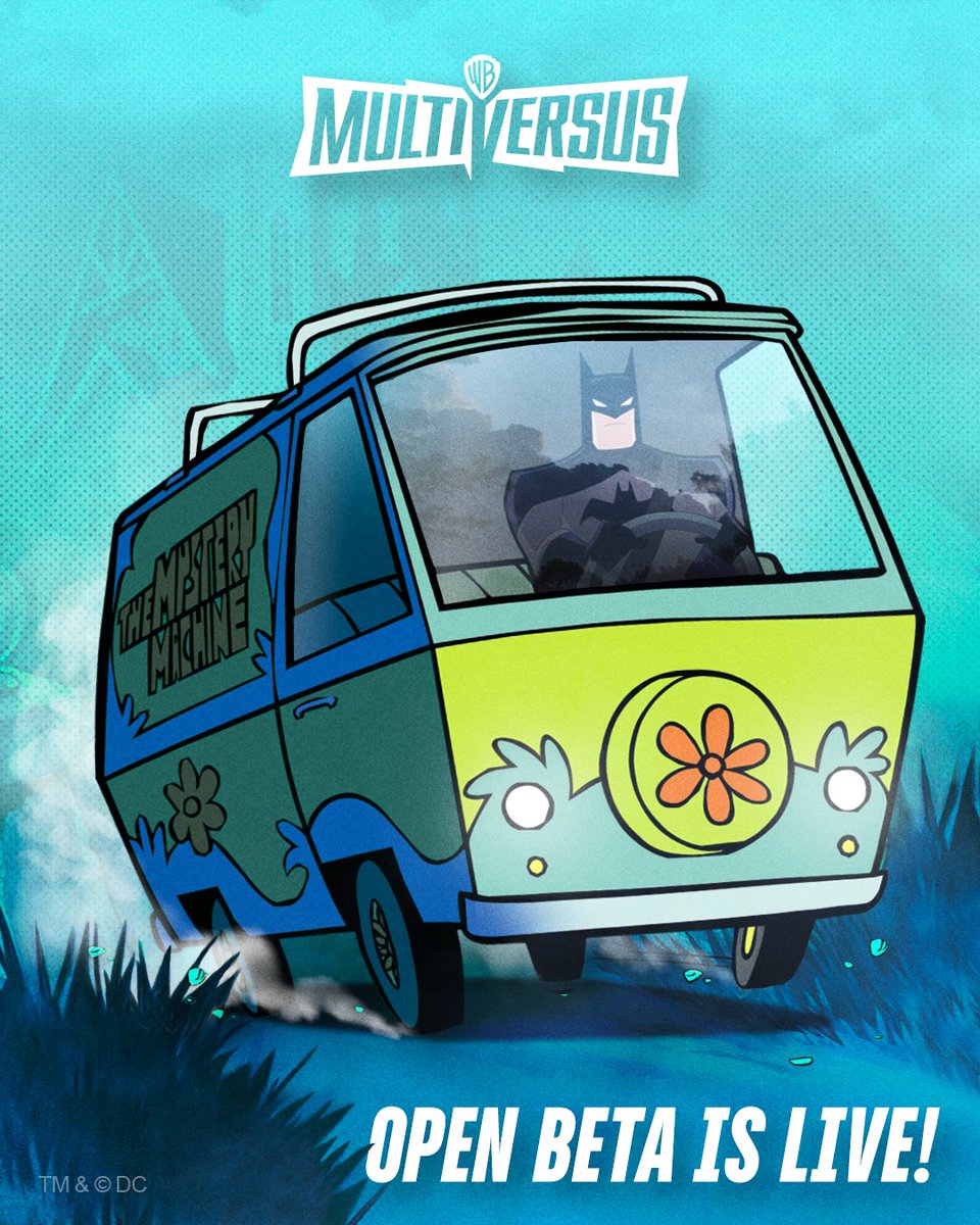 Gas up the Mystery Machine, it’s time to cruise into Open Beta! #MultiVersus