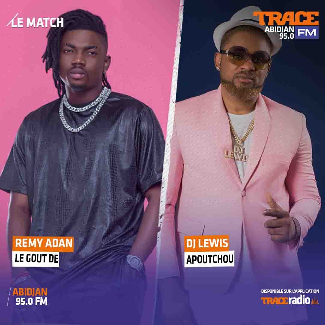 Trace_225's tweet photo. Pour #LeMatch numéro un de ce soir, vote pour ton titre préféré parmi les deux suivants : @Remyadan – LE GOUT DE &amp; @LewisAnge4 – APOUTCHOU. Invite tes amis à laisser leurs avis aussi, en commentaires ! 🔥

#PremierSurLesHits #Trace_225 
#LeMatch #RemyAdan #DjLewis https://t.co/jxR8ebhxcY
