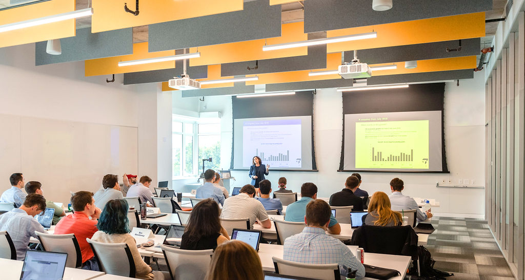In the #Tepper Quad — our cross-campus innovation hub — you can exchange ideas with robotics experts, drama students, healthcare professionals, environmental researchers, and so many more. Buzzing with entrepreneurial energy, this is where sparks fly and business takes off.