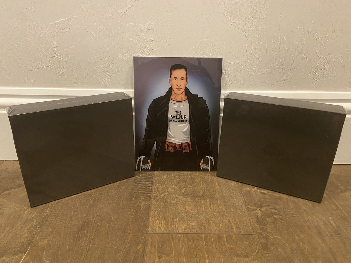 scottmelker's tweet photo. When I ordered two more @ngrave_official wallets, I didn’t know they would also send a picture of me as wolverine. 

Suhweeeeeet. https://t.co/ZnPr67xqTi