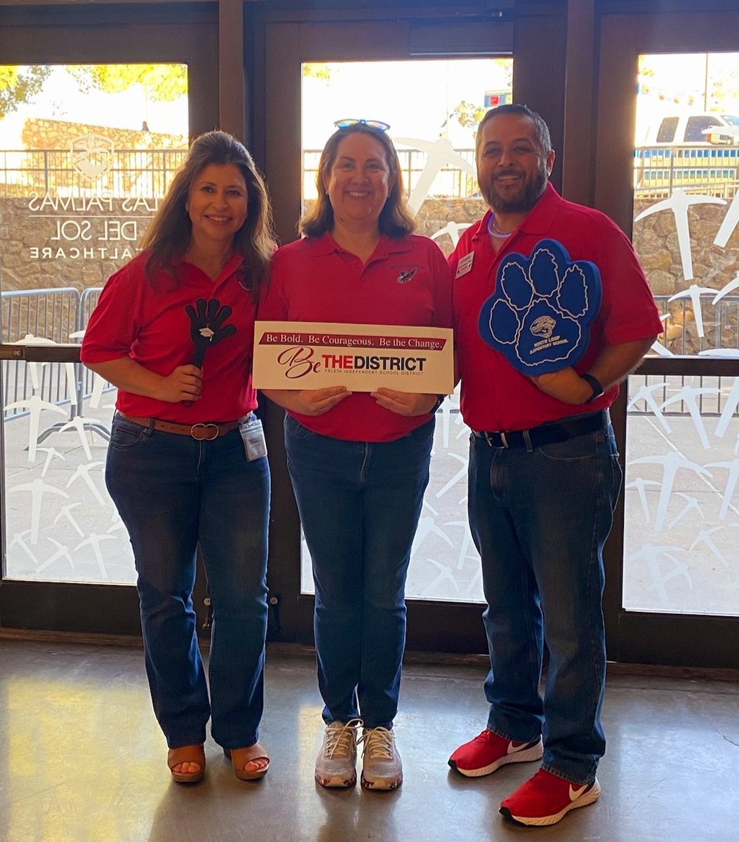 We are ready to celebrate the District's accomplishments.  Time to Be Bold, Be Courageous, Be The Change! <a href="/loop_north/">NorthLoopLibrary</a> <a href="/YsletaISD/">Ysleta ISD</a> <a href="/Flores_Norma22/">Norma Flores</a> <a href="/BrendaChR1/">Brenda Chacon-Robles, Ed.D.</a> <a href="/_IreneAhumada/">Irene Ahumada</a> <a href="/CPuga72/">C Puga</a> #itsagreatdaytobeajaguar #THEDISTRICT #ONERED pic.x.com/13kf5Jl0iw