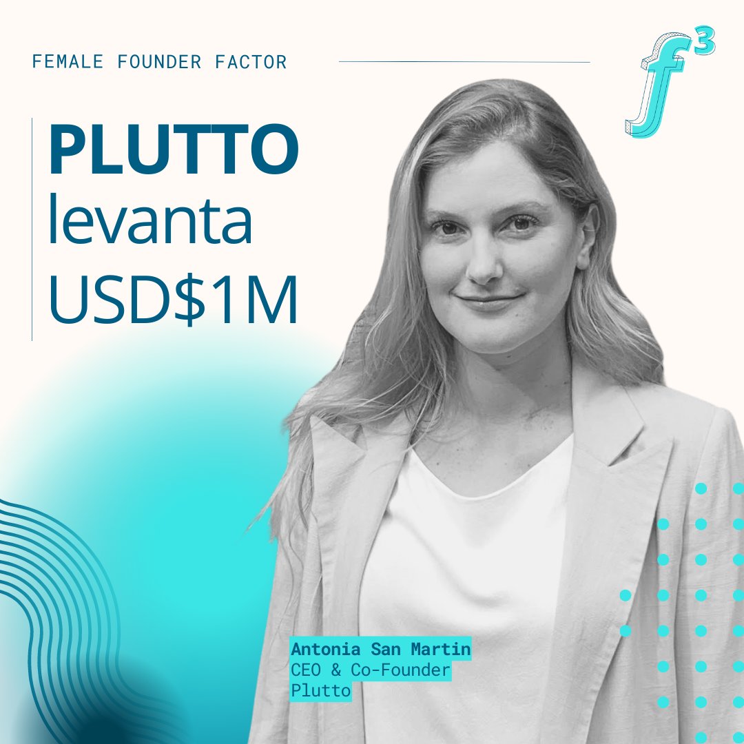 #FemaleFounderFactor powered by @jnjmedtechlatam | 
Felicitamos a Antonia San Martín, quien fue parte de TSF 11 con su startup Milla Travel, y que hoy en día tiene grandes noticias junto a su startup Plutto, ya que  acaban de levantar USD$1 Millón! 💸