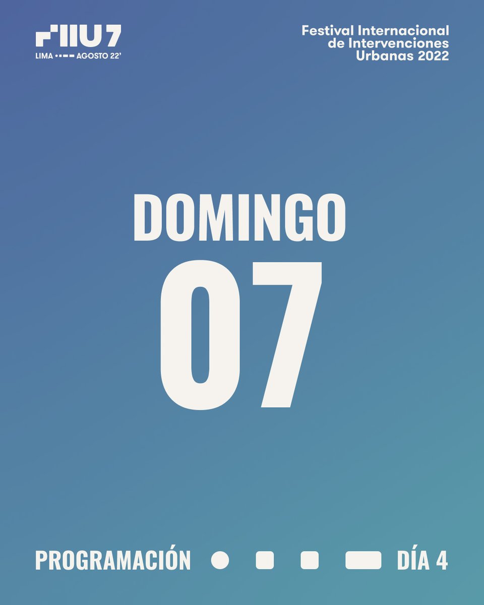fiiufest's tweet photo. ¡Ya salieron las actividades del DOMINGO 07 de agosto! 🤩🤩

#FIIU7 #elReencuentro 🎉🎊
Del jueves 04 al domingo 07 de agosto del 2022. https://t.co/b2hCngwQLR