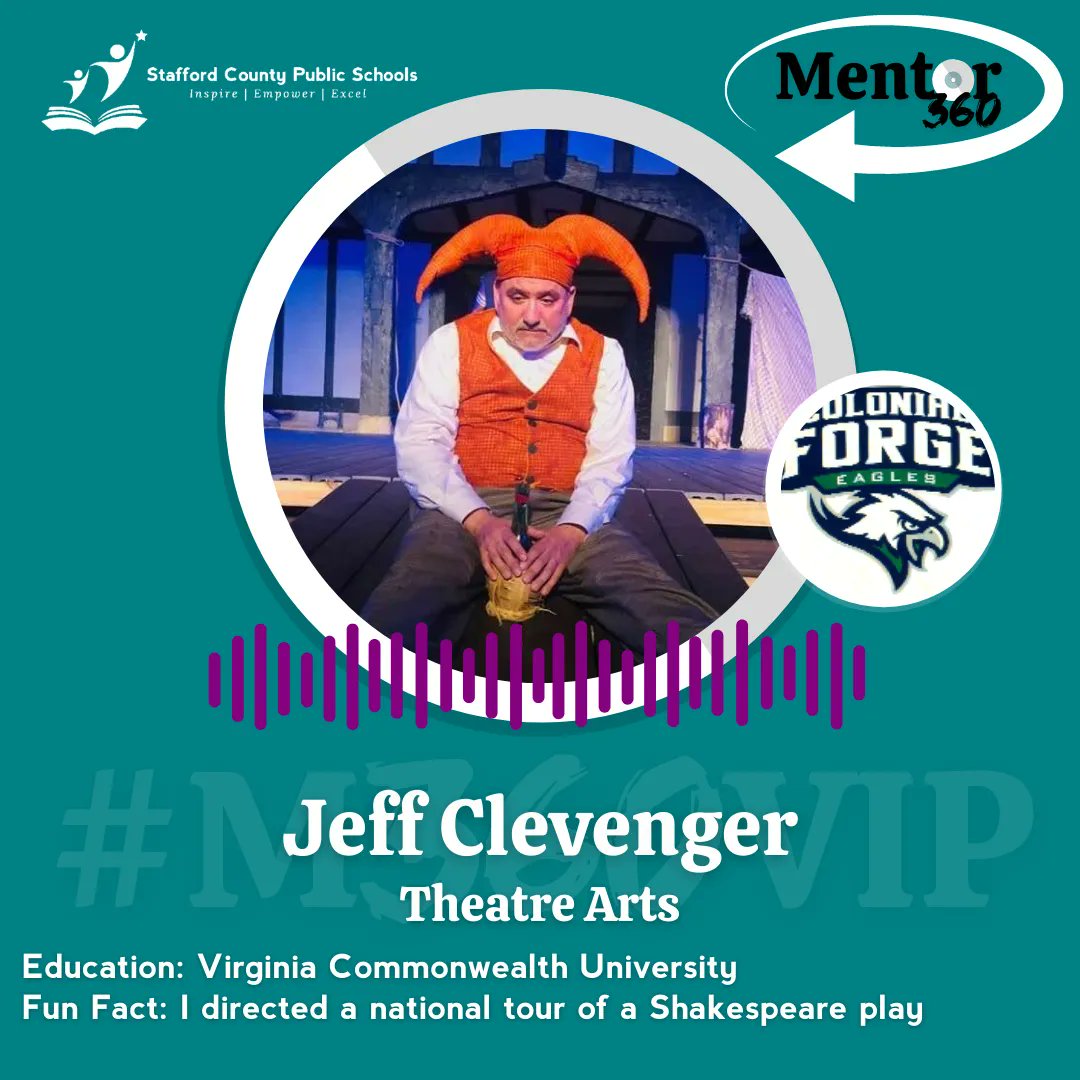 SCPS_HR's tweet photo. It's time to welcome the newest member to Team Stafford! Join us in welcoming Jeff Clevenger to Colonial Forge High School🎉 #Mentor360PrepForSuccess #Mentor360VIP #SCPSMentor360 #TeamStafford #SCPSHR https://t.co/tXkCqLSfj0
