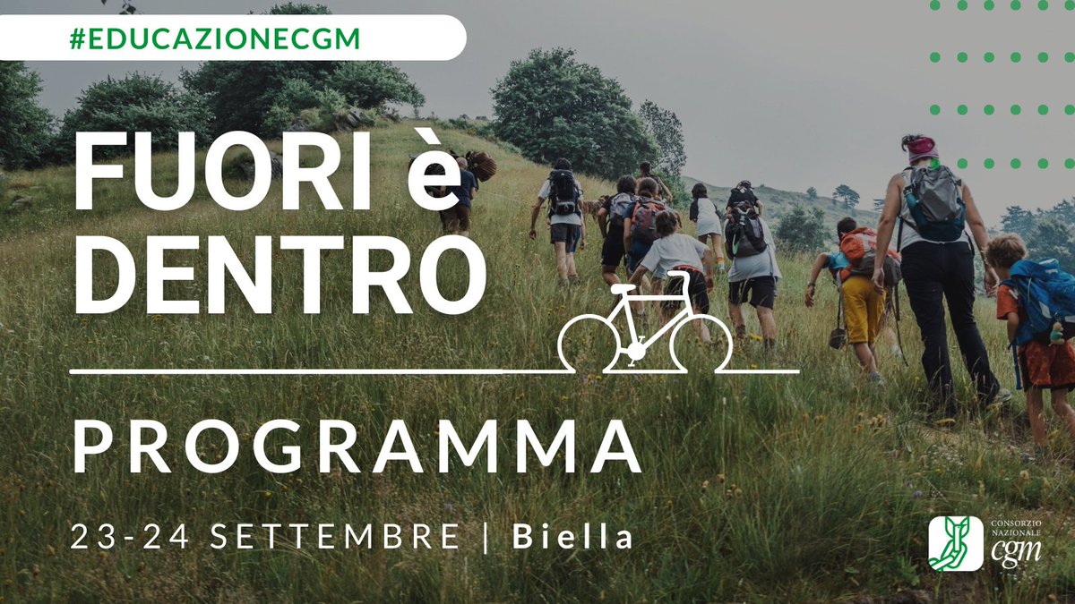 #FUORIèDENTRO: la 3°edizione del #workshop dedicato all'#outdooreducation sarà più dinamica e sorprendente che mai. 
🔎Alla scoperta del territorio e degli artigiani, imprenditori e protagonisti dell’ecosistema biellese educante
Scopri il programma bit.ly/3zA2sFE