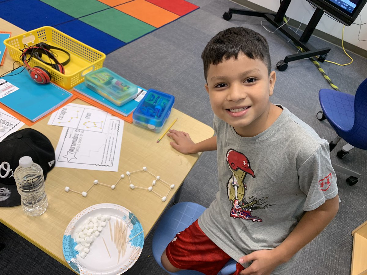 Starlab was a success!  My ELLs loved seeing the moon and the stars!  We then went back to class to make constellations using marshmallows and toothpicks- super fun! <a href="/TeamDundalkES/">TeamDundalkES</a> <a href="/bcpsstem/">BCPS STEM</a>