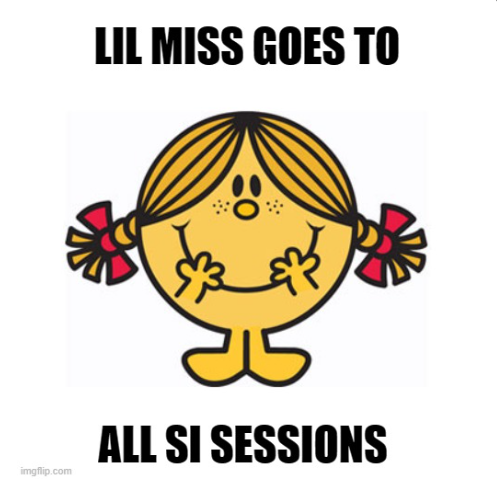 UCFSARC's tweet photo. Happy Tuesday Knights! Enjoy these Lil Miss Memes: SARC Edition! Remember that SARC is here to help you throughout finals! Check the link in our bio for more information. #UCFSARC #Summer2022 #SI #PeerTutoring #ACECoaching #AcademicSuccessWorkshops https://t.co/Dj1y8gh1xC