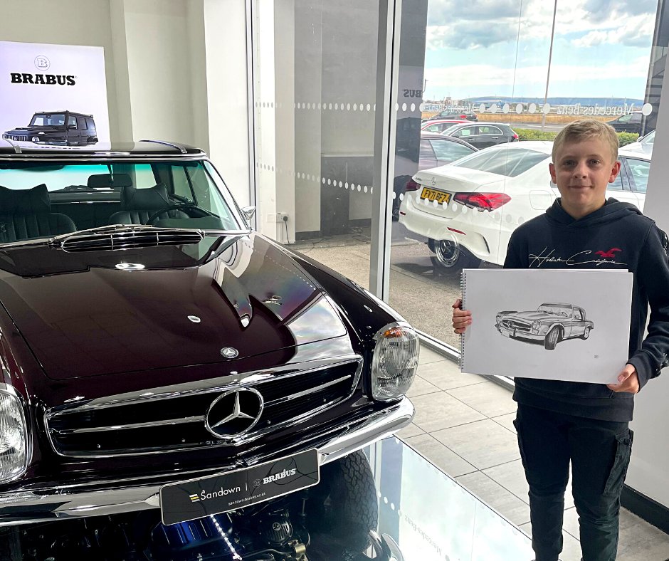 Sandownmercedes's tweet photo. Owen has been keeping busy this summer holiday... Check out his fantastic drawing of the Brabus Classic at our Poole retailer! 🤩🎨✏️ Well done Owen! 🙌
Make sure to tag us in your images!
#mercedes #mercedesbenz #brabusclassic #brabusclassicdrawing #mercedesbenzcars https://t.co/RtlG35PNwM