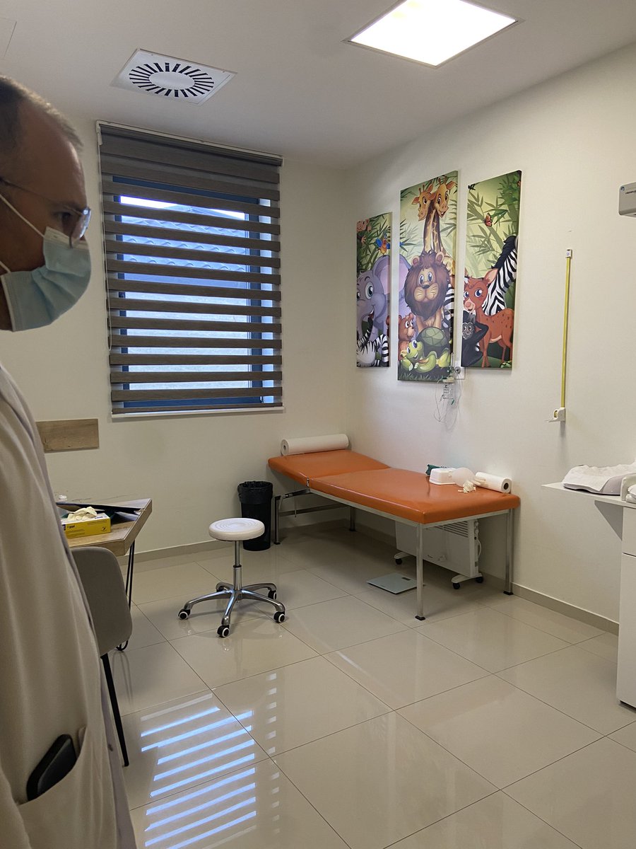 asmahbi2's tweet photo. Took a tour of the hospital layout and departments visiting the neonates unit where we got to meet a new mum and baby. They have the saying Aty ku mrekullia fillon…… which translates in English as ‘where miracles begin/happen’! https://t.co/8oQKAun19K