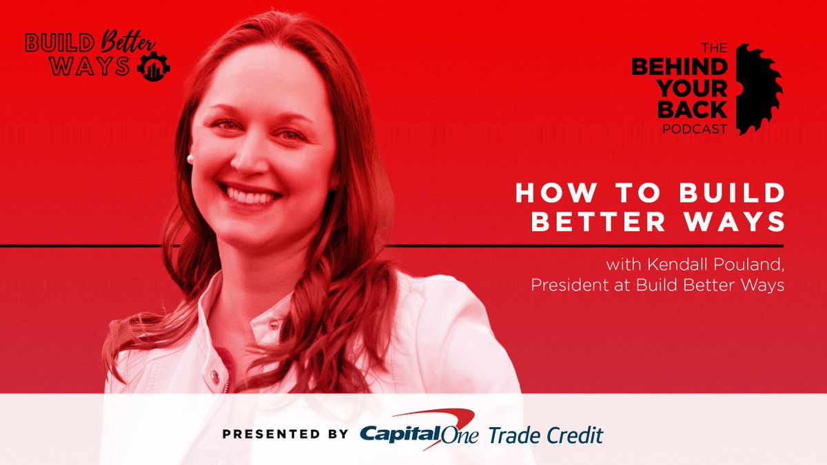 On The Behind Your Back Podcast, I'm joined by President and Founder of Build Better Ways, Kendall Pouland.  We discuss how to effectively manage change in an organization.

#Sales #Lumber #LBM #Construction #Leadership #ChangeManagement #BuildBetterWays

podcasts.apple.com/us/podcast/beh…