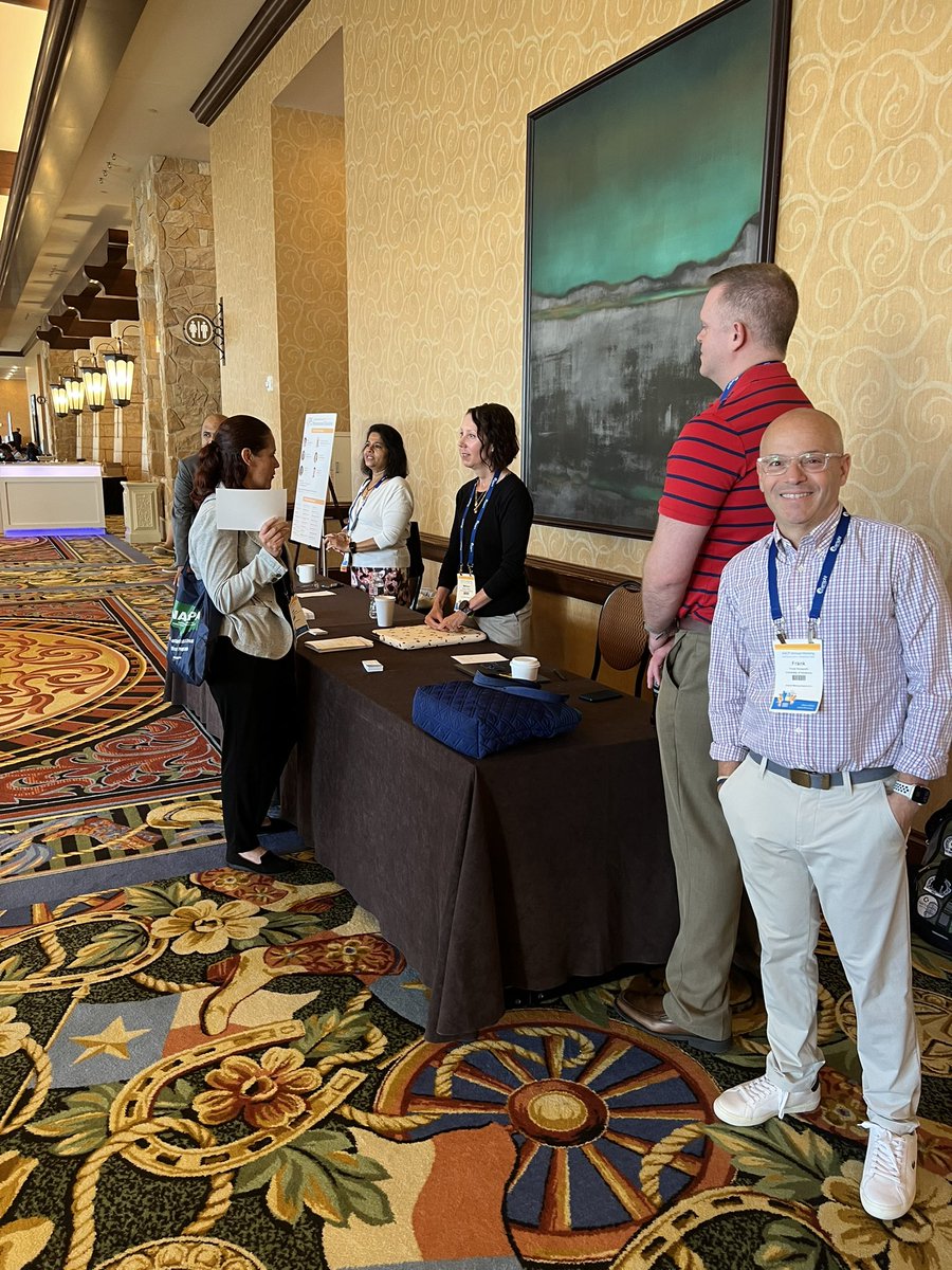 _gbrazeau's tweet photo. The AJPE Editorial Team and Board members so excited to talk with colleagues about opportunities in the Journal #PharmEd2022 @TheAJPE @AACPharmacy https://t.co/DJ4OHWNUDr