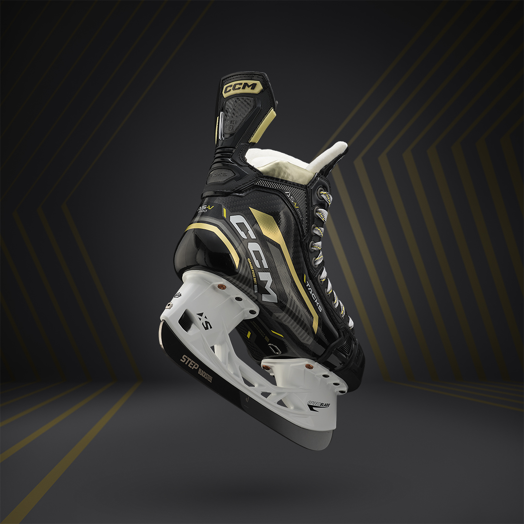 The Tacks AS-V Pro skates are the first to feature our new GAME READY Fit. The boots are heat molded during the production process; increasing out of the box comfort and a fit!
