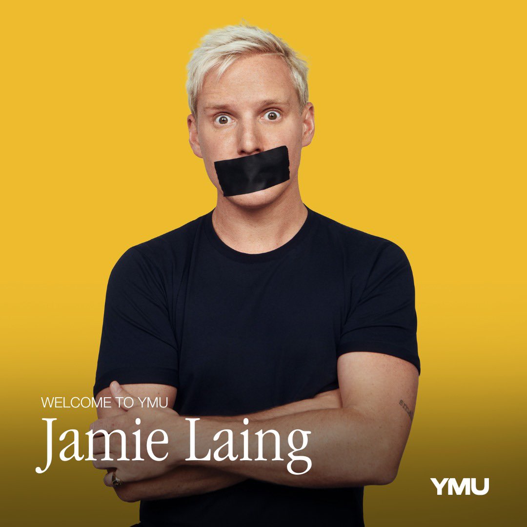 ymusocial's tweet photo. We are delighted to welcome presenter, podcaster, and entrepreneur @JamieLaing_UK to the YMU roster. https://t.co/Mfli6TURXt