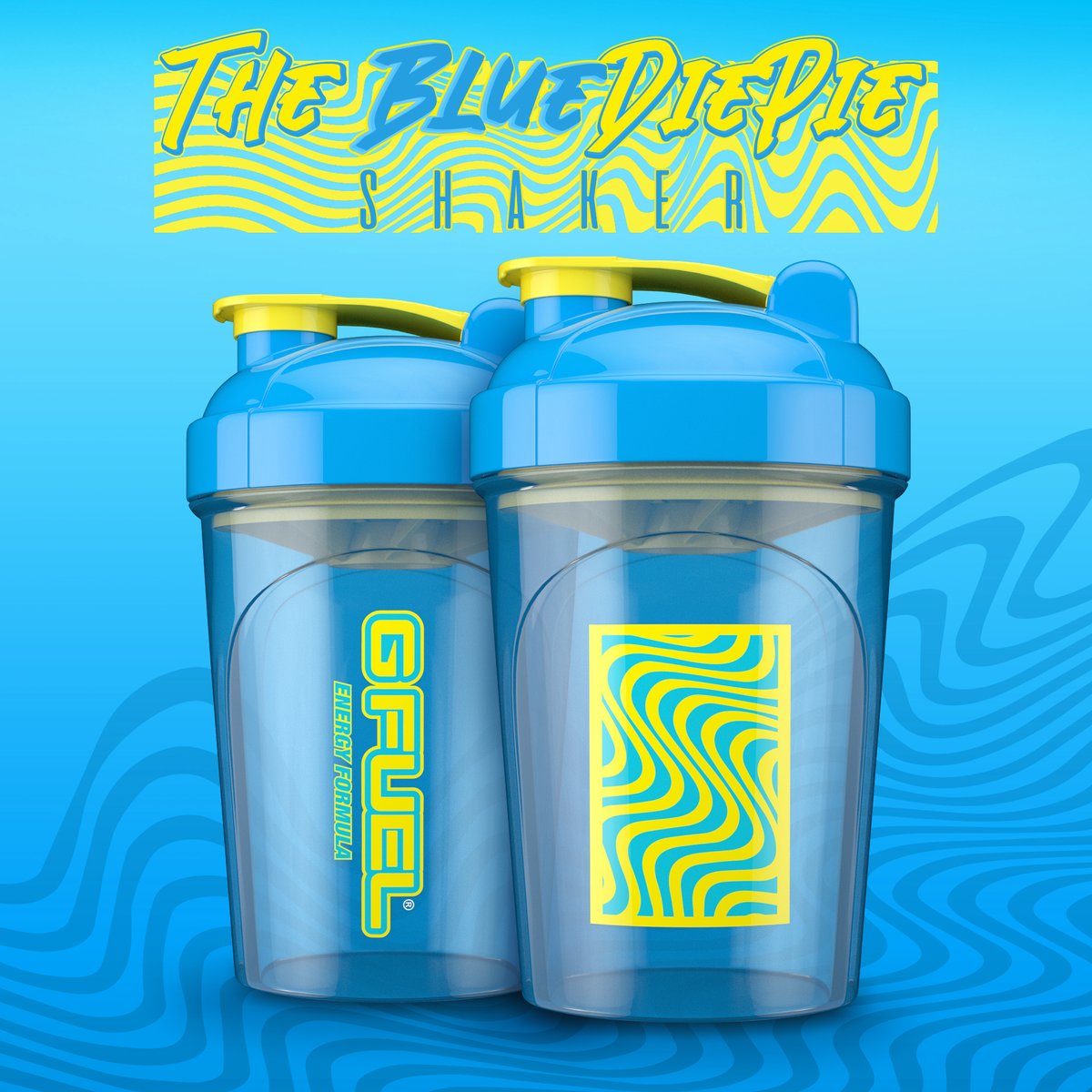 GFuelEnergy's tweet photo. 💙 𝗟𝗜𝗞𝗘 + 𝗥𝗧 to win a BRAND-NEW, #GFUEL x @pewdiepie "𝗕𝗹𝘂𝗲𝗗𝗶𝗲𝗣𝗶𝗲" Starter Kit!!! 2 winners picked tomorrow to celebrate the launch of these beauties! 🇸🇪👏🤩 

🛒 𝗚𝗘𝗧 𝗬𝗢𝗨𝗥𝗦: https://t.co/u9ZoH7FJkr https://t.co/k0wcYZeLNA