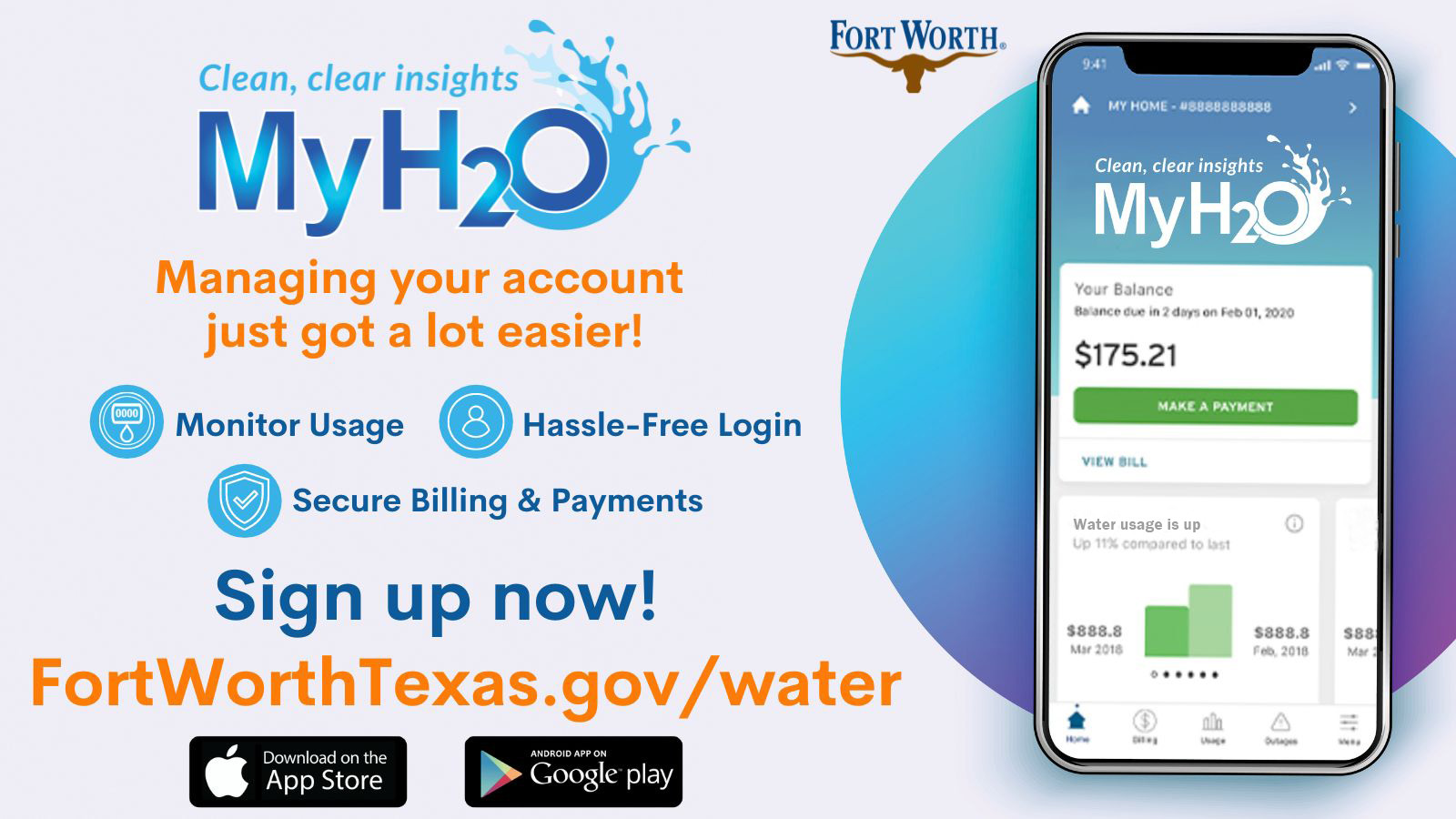 Pay fort 2024 worth water bill