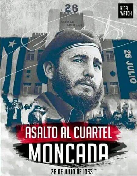 #26DeVictorias 
Agradecidos los educadores al eterno Comandante que siguiendo el ideario Martiano, abrió el camino hacia la libertad  en aquella mañana de la Santa Ana.
<a href="/elsa_ena/">Ena Elsa Velázquez Cobiella</a> 
<a href="/escuredo_mercy/">María Mercedes Escuredo Olazabal</a> 
<a href="/EdismeydaC/">Subdirectora Municipal Educación Camagüey</a> 
<a href="/CubaMined/">MINED</a> 
<a href="/DPECAMAGUEY/">Dirección Provincial Educación Camagüey</a> 
<a href="/IsabelCamaguey/">Directora Municipal de Educación Camagüey</a> 
<a href="/TecnologiaDme/">Tecnología Educativa DME Camagüey</a>