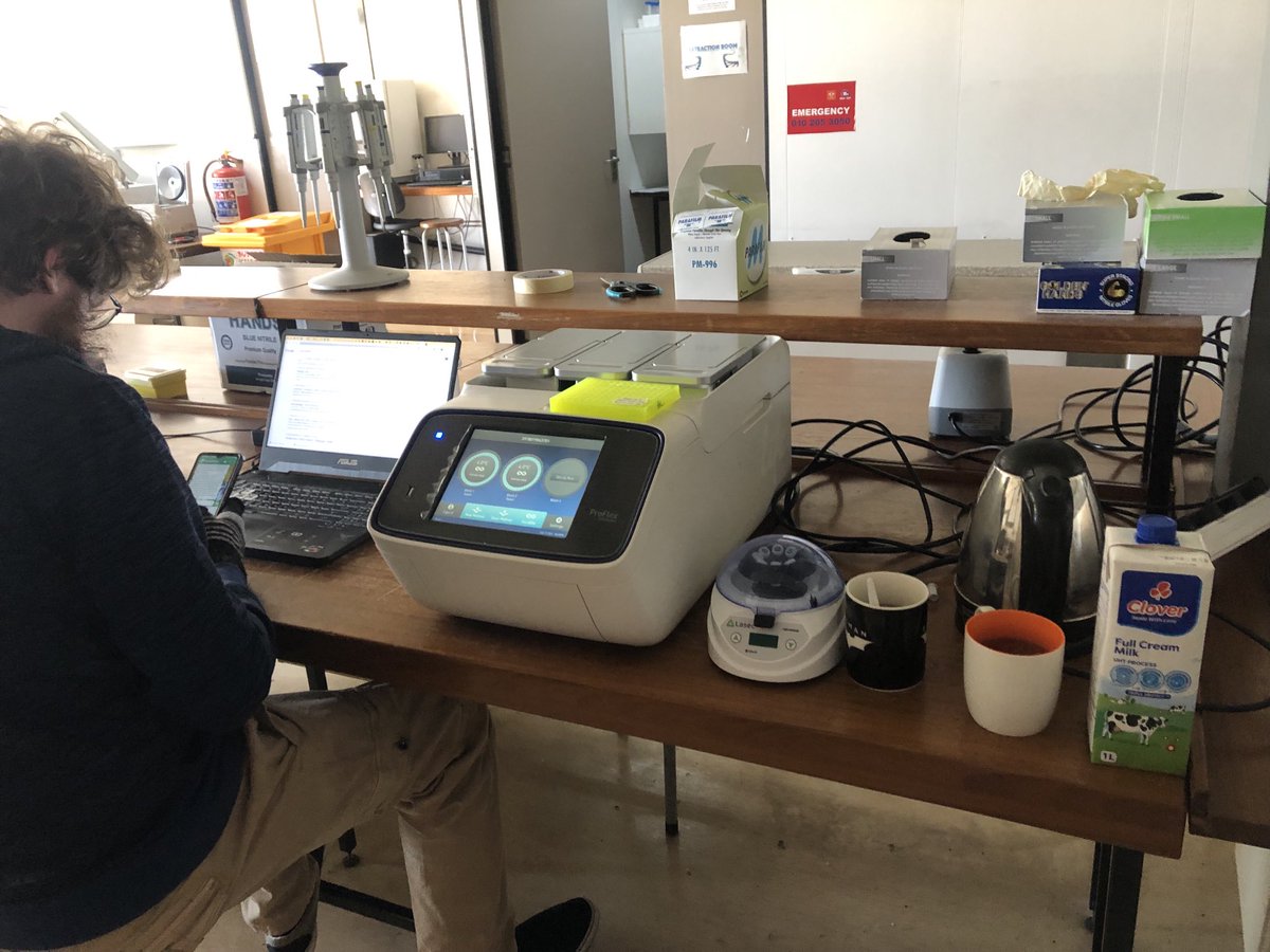 MarieToorians's tweet photo. South African #loadshedding = Kitchen + Lab + Office ⁦in one plug! @acdblab⁩ https://t.co/Cug8y4HkDJ