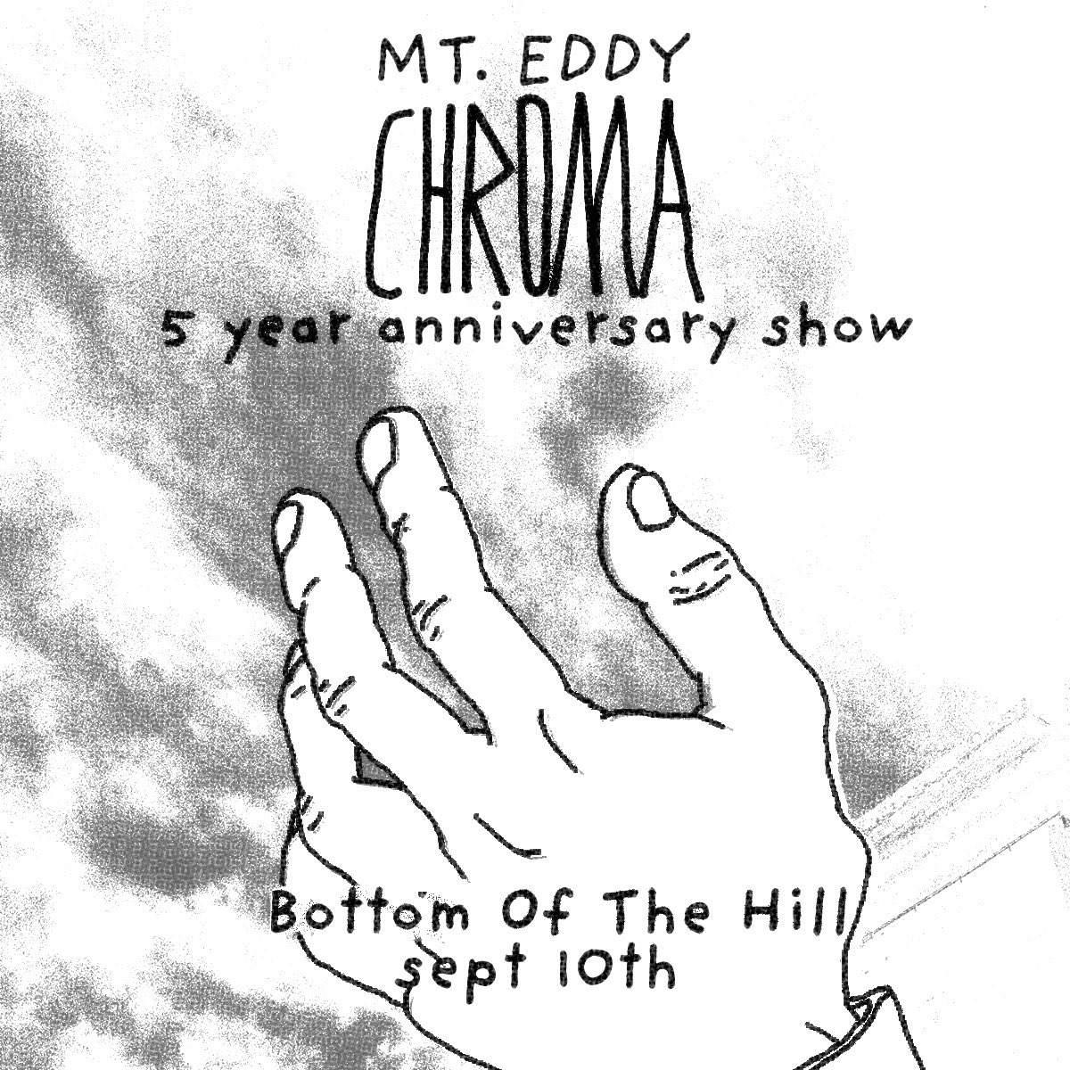 September 10, Mt. Eddy will be playing at Bottom Of The Hill in SF. We thought it was about time we celebrated over 5 years since chroma. So u can stop yelling “play lovely” at the UQ shows… Come see it live instead. Tickets on sale this Friday at 9am pst.