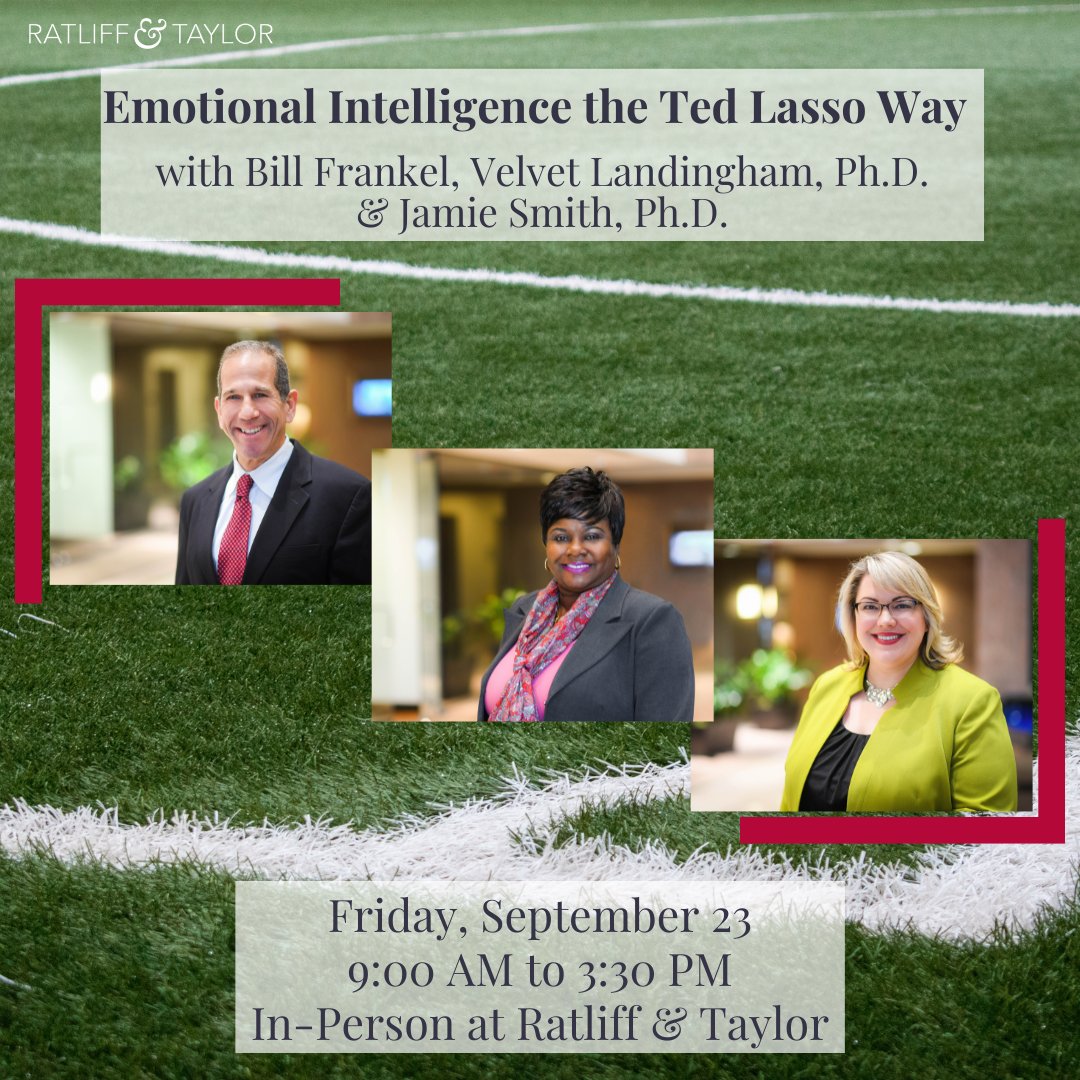 Join us for our last in-person public program this year happening in September! We will look at Emotional Intelligence through the lens of Ted Lasso characters and other cultural icons. Tickets include the EQ-i assessment and are on sale now: lnkd.in/dYRFmCFU