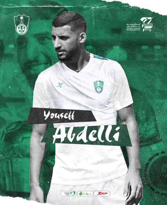 mercatosphera's tweet photo. 🇸🇦 El #Al_Ahli ha fichado al delantero tunecino Youssef Abdelli (23 | #US_Monastir) como agente libre. Firma hasta junio de 2024. https://t.co/HQpxUptT2d