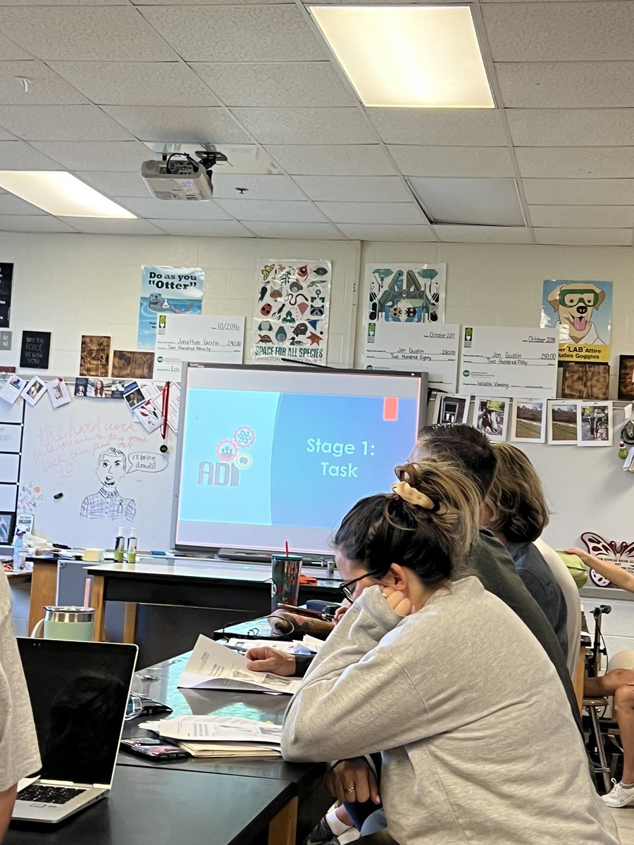 Learning so much in our 6th grade ADI training! I’m loving all the collaboration and can’t wait to see this in action with our young scientists #cherokeeschools #woodstockmidddleschool