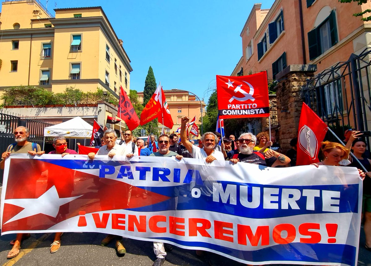 ClaudiaCecchin2's tweet photo. #embacuba #wcuba #26DeJulioDel2022 #wfidelcastro #Roma #rome https://t.co/1PidM9uA5x