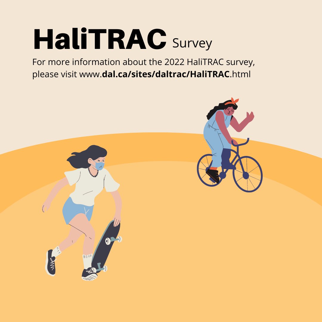 Received an invitation to participate in the 2022 HaliTRAC survey? Kill some time and help our city by filling out a 25-min survey about your daily travels! Please visit dal.ca/sites/daltrac/…